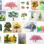 Watercolor Trees - 1453 Watercolor Trees ideas in 2021 