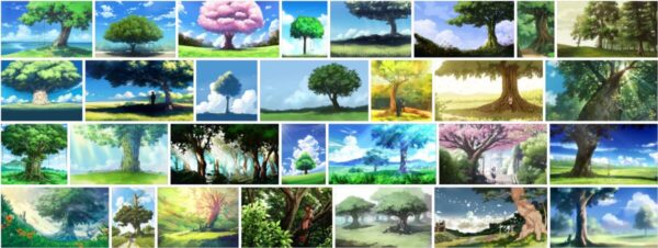 Anime Trees - How To Draw Anime Trees ? 