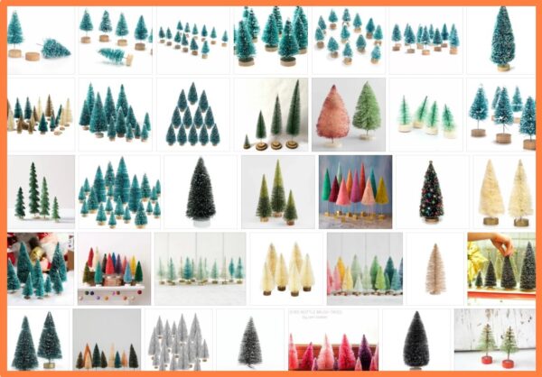 Bottle Brush Christmas Trees, What is a bottle brush Christmas tree? 